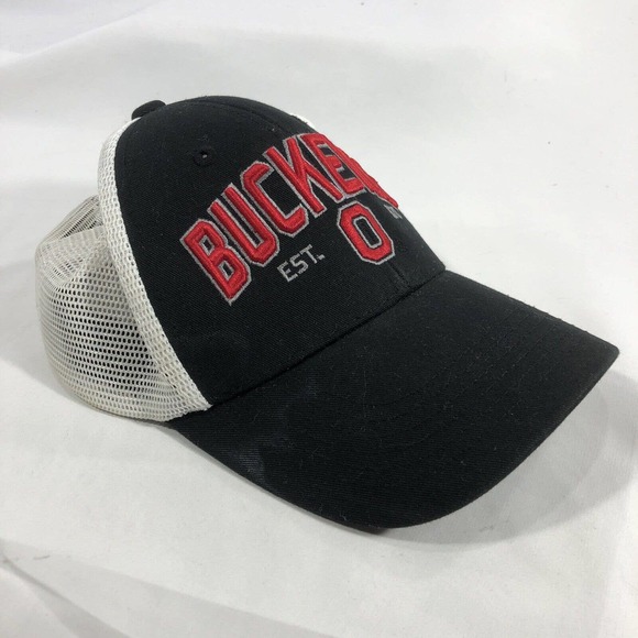 OSU Ohio State Buckeyes Hat Cap Snapback Mesh Back Adjustable OSFM One Size Fits - Picture 3 of 11